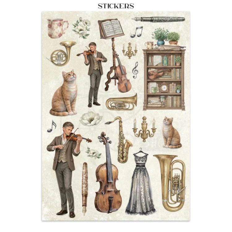 Junk Journal A4 Symphony SBJK24 Stamperia
