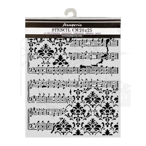 Szablon maska 20x25cm Symphony Reliefy KSTD211 Stamperia