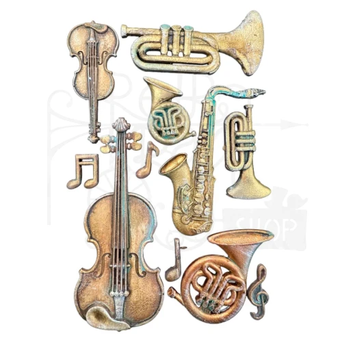 Foremka silikonowa A5 Symphony Instrumenty KACMA615 Stamperia
