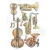 Foremka silikonowa A5 Symphony Instrumenty KACMA615 Stamperia