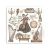 Rub-on transfer 15.5x15.15cm Symphony 6 arkuszy DFLRBX16 Stamperia