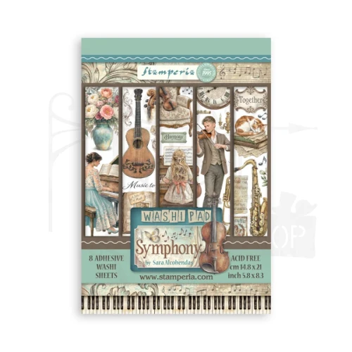 Papier washi A5 Symphony SBW34 Stamperia