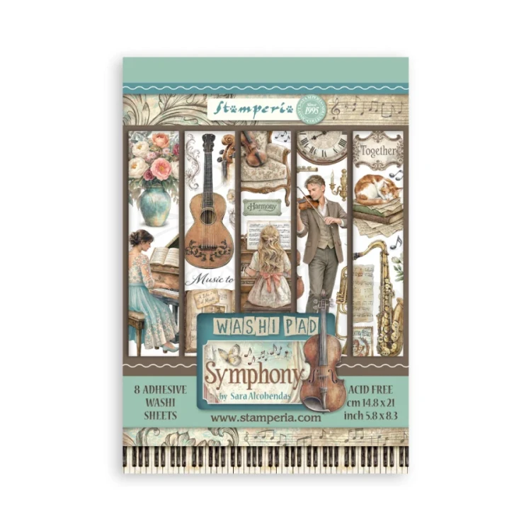 Papier washi A5 Symphony SBW34 Stamperia