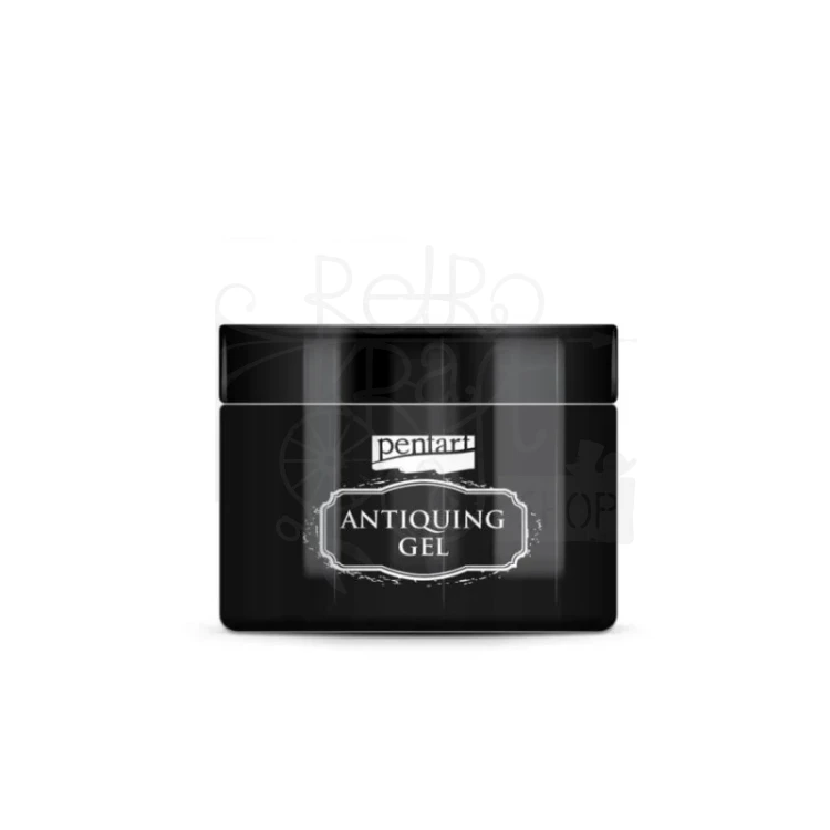 Żel postarzający antiquing gel czarny 150ml 38820 Pentart