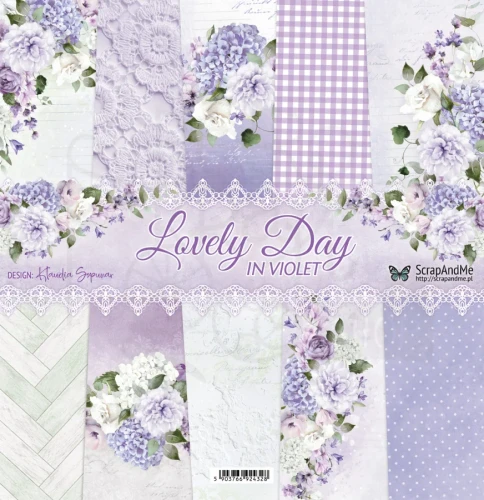 Papier do scrapbookingu 30x30 Lovely Day IN VIOLET - Okładka ScrapAndMe