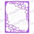 Wykrojnik Rectangular frame with hearts ScrapMan
