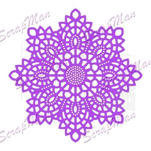 Wykrojnik Small snowflake's Doily ScrapMan