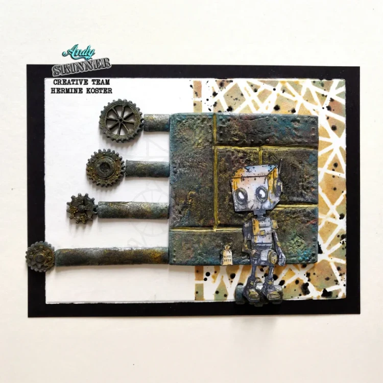 Foremka silikonowa Mini Cogs &amp; Gears CE0152-CS Cosmic Shimmer