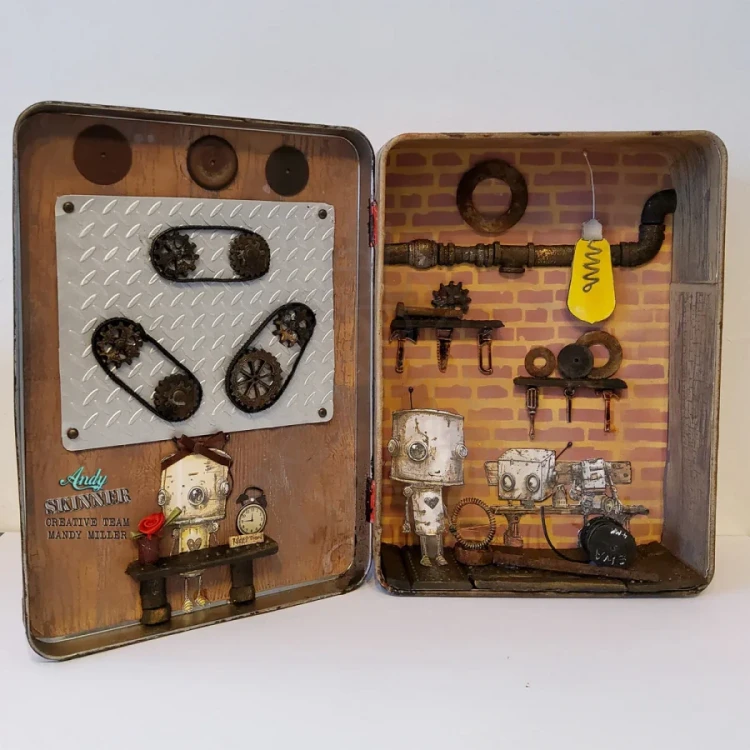 Foremka silikonowa Mini Cogs &amp; Gears CE0152-CS Cosmic Shimmer