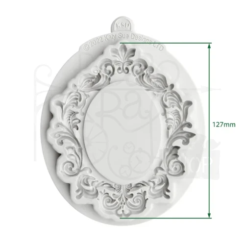 Foremka silikonowa Large Oval Vintage Frame CE0133-CS Cosmic Shimmer