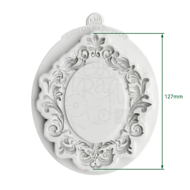 Foremka silikonowa Large Oval Vintage Frame CE0133-CS Cosmic Shimmer