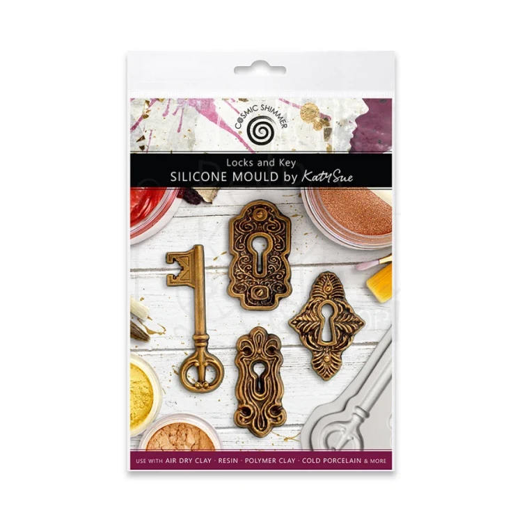 Foremka silikonowa Locks and Key CE0084-CS Cosmic Shimmer