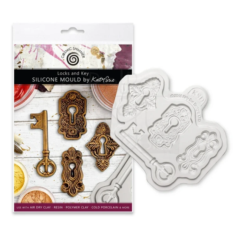 Foremka silikonowa Locks and Key CE0084-CS Cosmic Shimmer