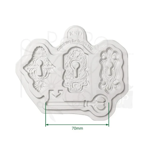Foremka silikonowa Locks and Key CE0084-CS Cosmic Shimmer