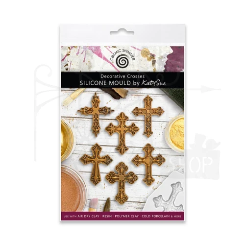 Foremka silikonowa Decorative Crosses CA0254-CS Cosmic Shimmer