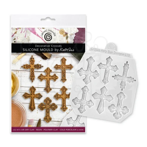 Foremka silikonowa Decorative Crosses CA0254-CS Cosmic Shimmer
