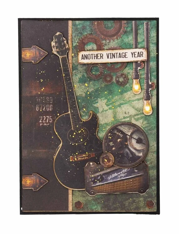 Zestaw papierów do scrapbookingu 20x20 Gearhead's Workshop Tła 36 arkuszy SL-GW-DPP470 Studio Light