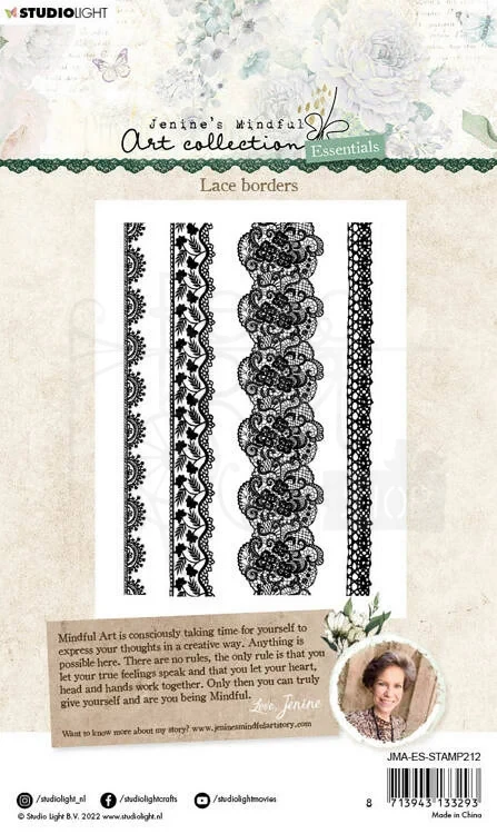 Stempel Art Collection Essentials - Lace Borders JMA-ES-STAMP212 Studio Light