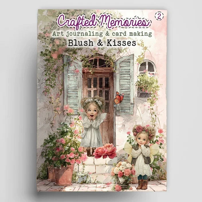 Zestaw A4 Creative CutOuts Art Journaling &amp; Card Making Book Blush and Kisses CM-BOEK-002 Creatief Art