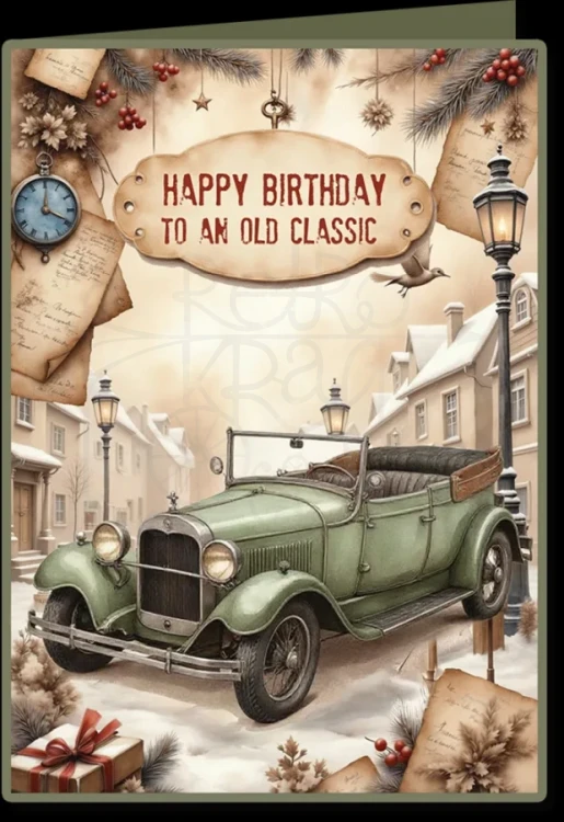 Zestaw A4 Creative CutOuts Art Journaling &amp; Card Making Book Vintage Gentlemen 10 stron CCOBOEK-008 Creatief Art