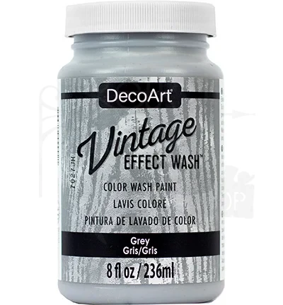 Farba postarzająca Vintage Effect Wash szara 236ml DCW18-64 DecoArt