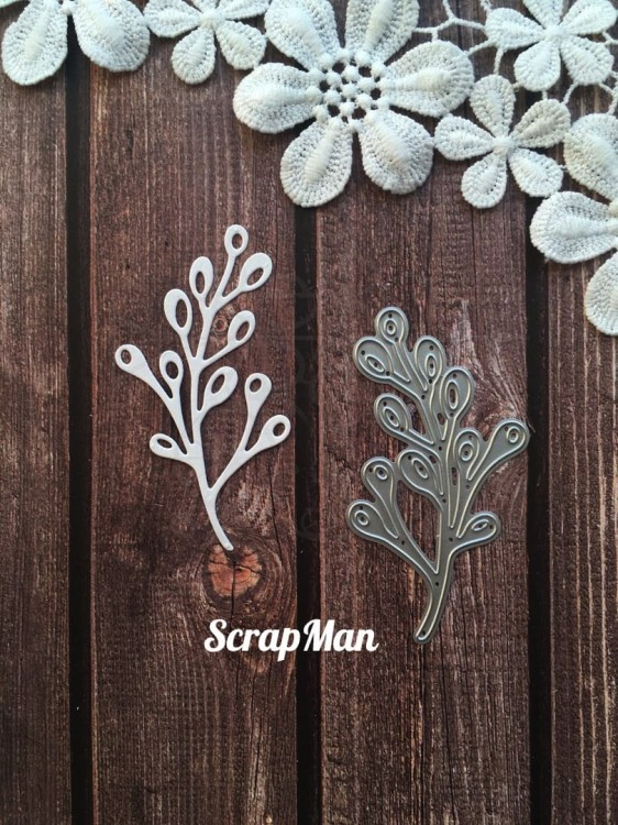 Wykrojnik Twig with buds ScrapMan