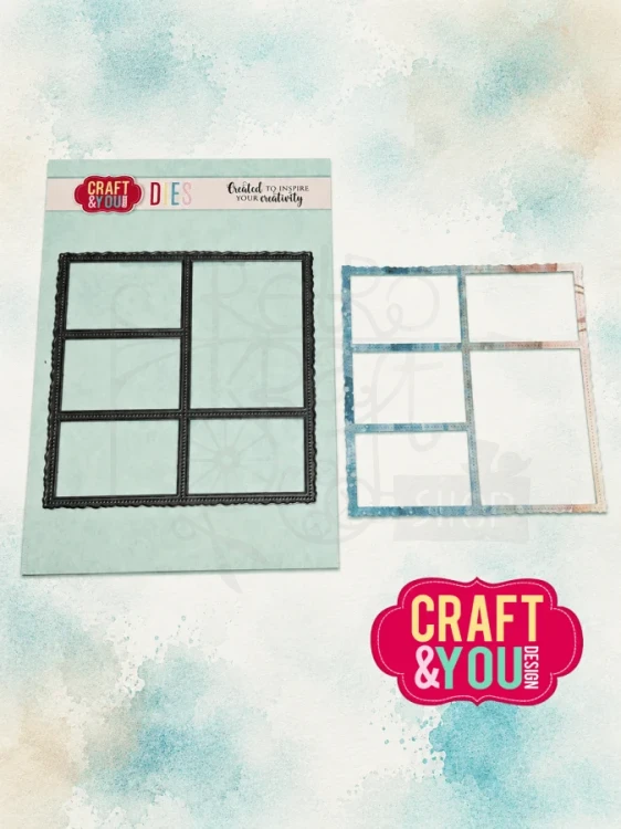 Wykrojnik Layout Old Frame CW414 Craft&amp;You Design