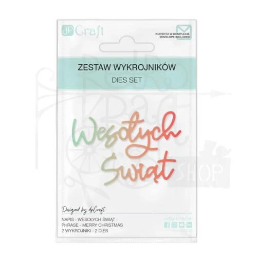Wykrojnik - Wesołych świąt JCMA-135 dpCraft