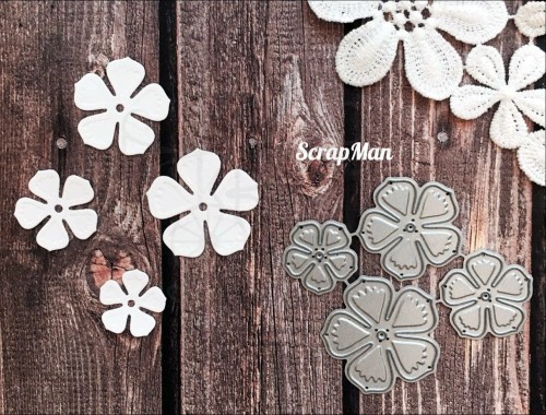 Wykrojniki Flowers 6 ScrapMan