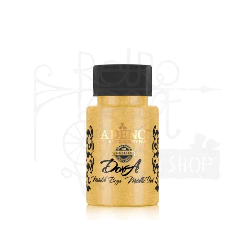 Farba dekoracyjna Dora Metalik Maya Gold Złoto Majów 50ml DM122 Cadence