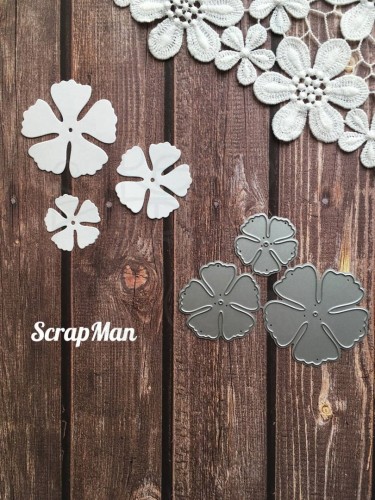 Wykrojniki Flowers 4 ScrapMan