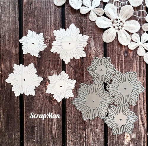 Wykrojniki Flowers 1 ScrapMan
