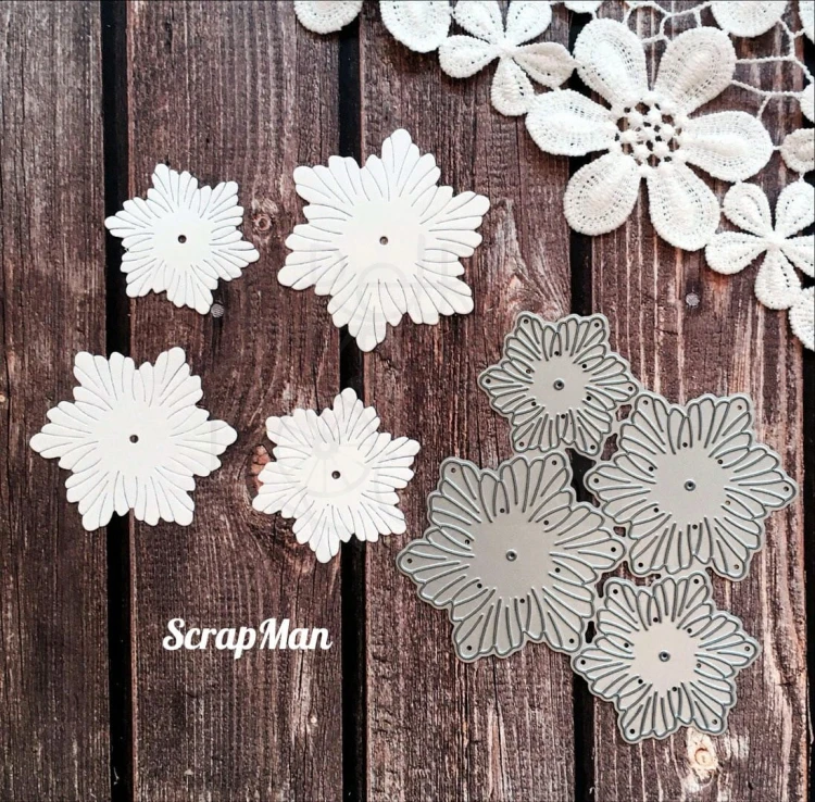 Wykrojniki Flowers 1 ScrapMan