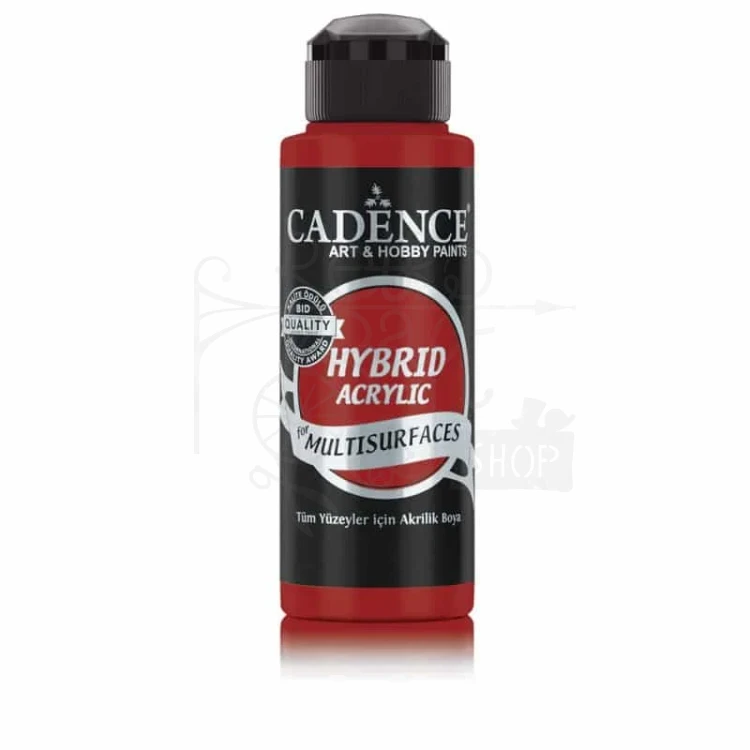 Farba akrylowa hybrydowa Blood Red Krwista Czerwień 120ml H-054 Cadence