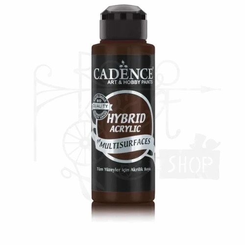 Farba akrylowa hybrydowa Dark Brown Ciemny Brąz 120ml H-018 Cadence