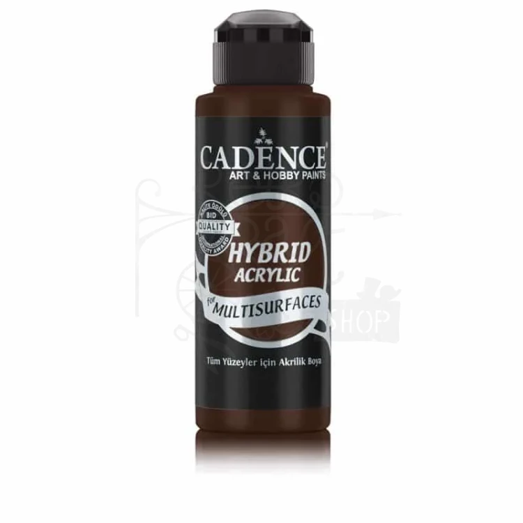 Farba akrylowa hybrydowa Dark Brown Ciemny Brąz 120ml H-018 Cadence