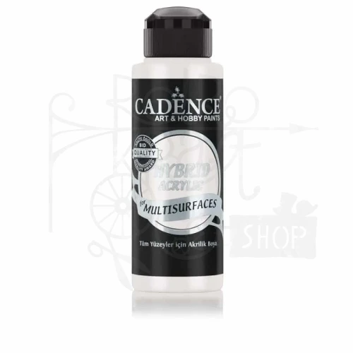 Farba akrylowa hybrydowa White Biel 120ml H-001 Cadence