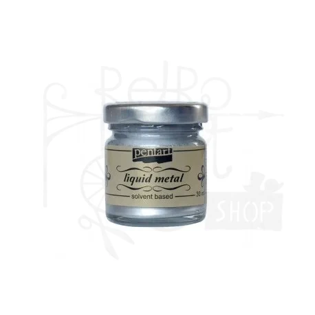 Płynny metal srebro w płynie 30ml srebrny 21080 Pentart