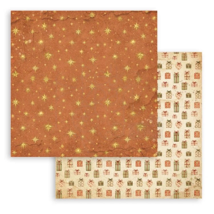 Zestaw papierów do scrapbookingu 20x20 Silent Night Tła 10 arkuszy SBBS149 Stamperia