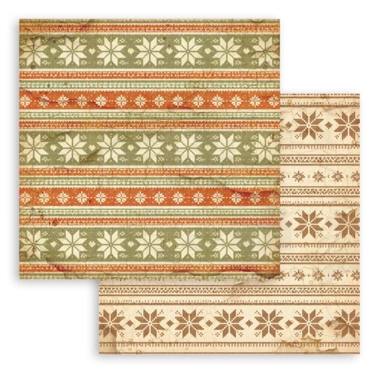 Zestaw papierów do scrapbookingu 20x20 Silent Night Tła 10 arkuszy SBBS149 Stamperia