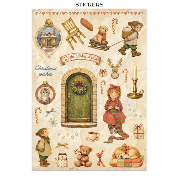 Junk Journal A4 Silent Night SBJK27 Stamperia