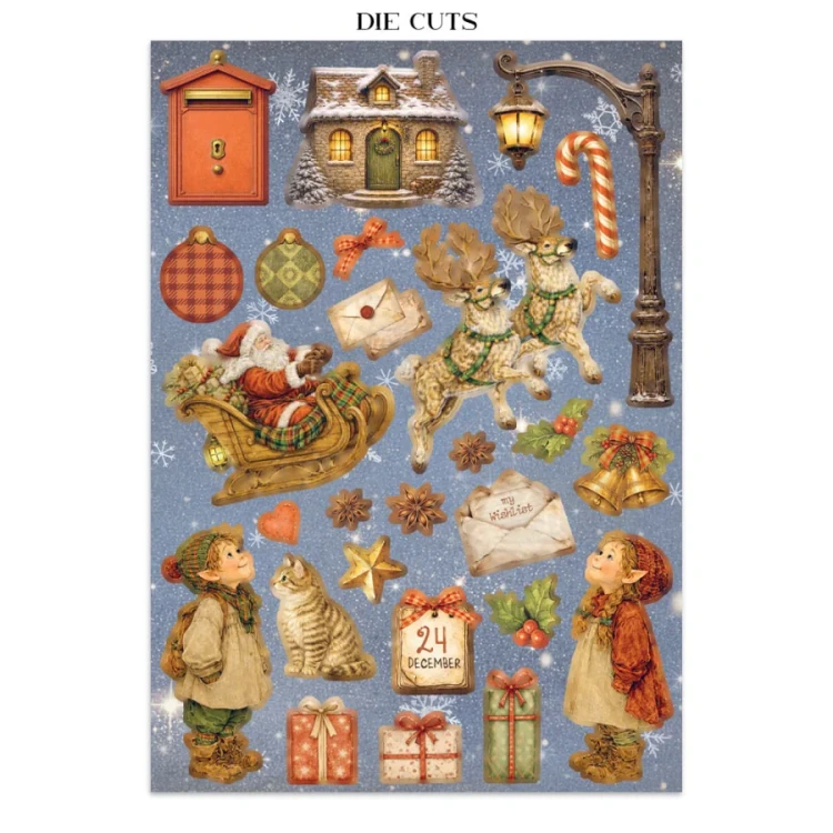 Junk Journal A4 Silent Night SBJK27 Stamperia
