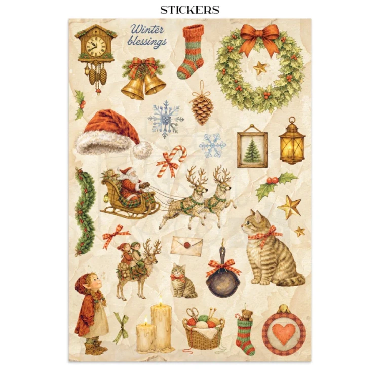 Junk Journal A4 Silent Night SBJK27 Stamperia