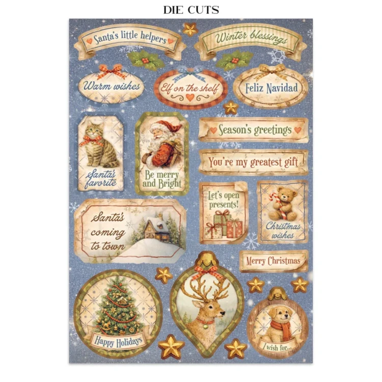 Junk Journal A4 Silent Night SBJK27 Stamperia