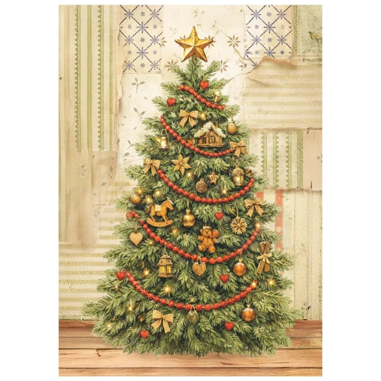 Papier ryżowy A6 Silent Night 8 arkuszy DFSA6X09 Stamperia