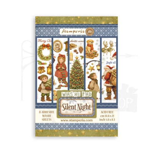Papier washi A5 Silent Night SBW35 Stamperia