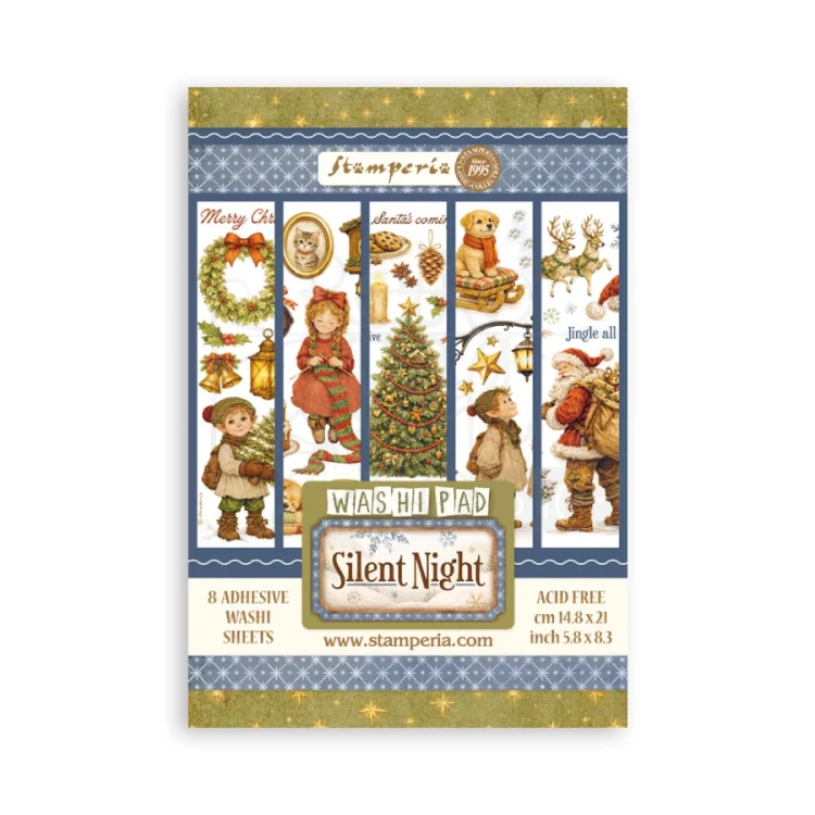 Papier washi A5 Silent Night SBW35 Stamperia