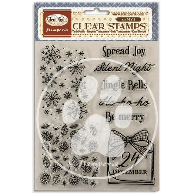 Stempel akrylowy 14x18cm Silent Night WTK244 Stamperia