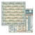 Zestaw papierów do scrapbookingu 20x20 White Christmas Tła 10 arkuszy SBBS147 Stamperia