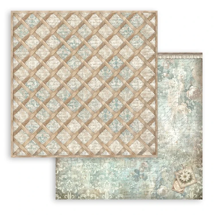 Zestaw papierów do scrapbookingu 20x20 White Christmas Tła 10 arkuszy SBBS147 Stamperia